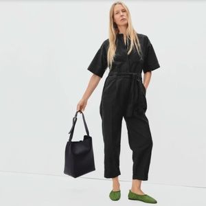 EVERLANE SHORT SLEEVE FATIGUE JUMPSUIT NEW W/TAGS